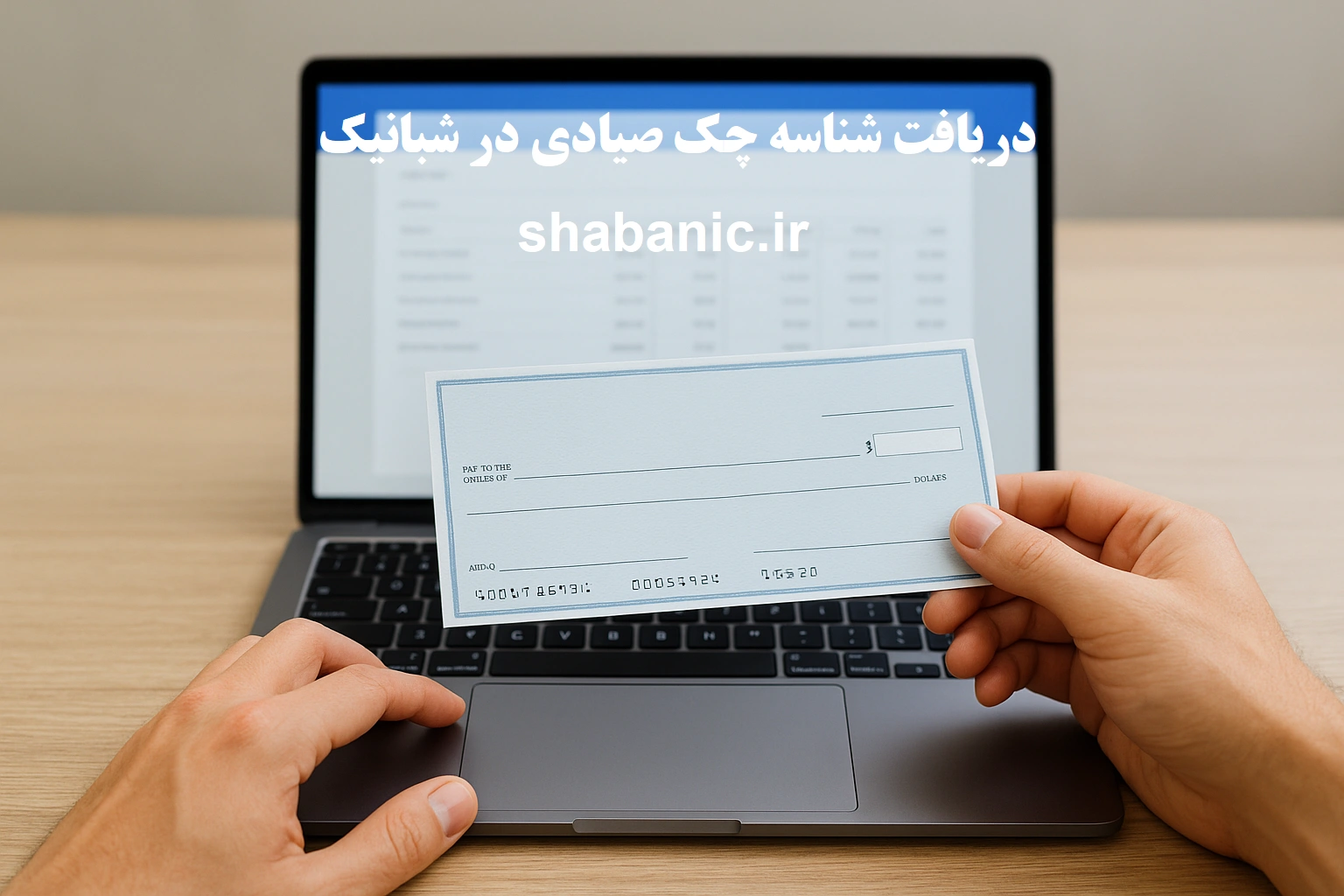 دریافت شناسه چک صیادی بانک آینده به‌سادگی با سامانه شبانیک