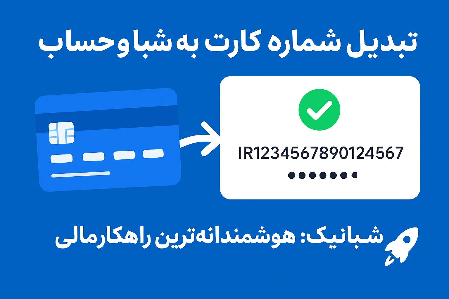 تبدیل کارت به شبا و حساب