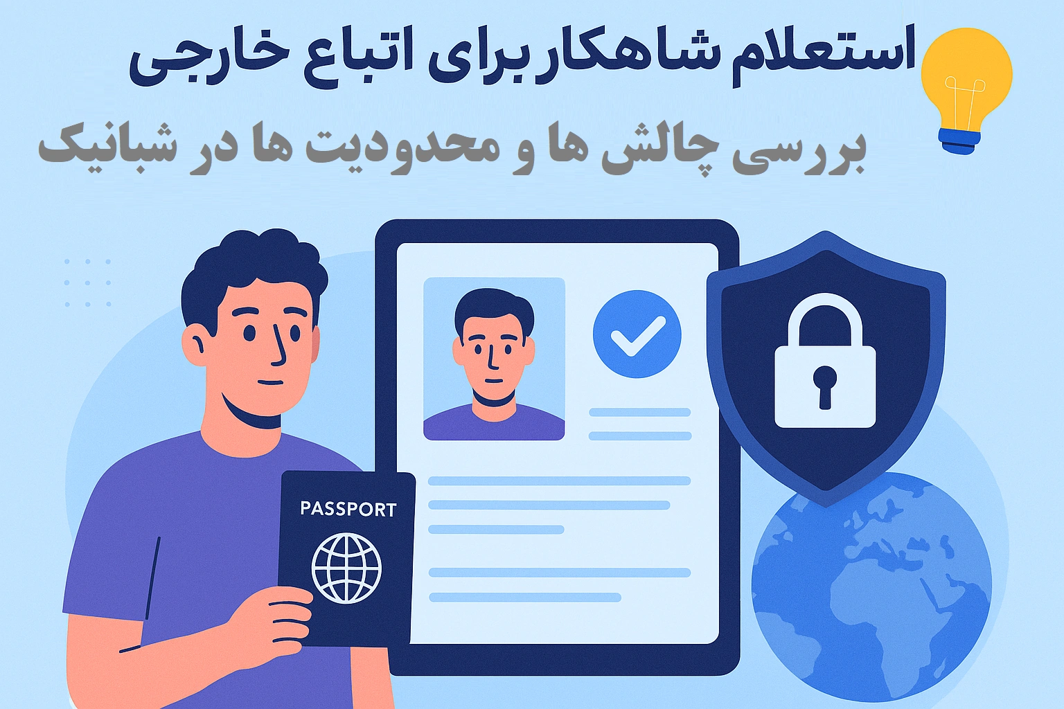 استعلام شاهکار برای اتباع خارجی
